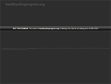Tablet Screenshot of healthyohioprogram.org